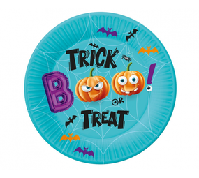 Godan Halloween BOO! borden 18cm | 6 stuks