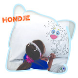 Happy Pillow Happy Pillow pillowcase DIY Hondje 69x58cm | per Unit Happy Pillow Happy Pillow pillowcase DIY Hondje 69x58cm | per Unit