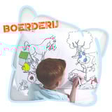 Happy Pillow Happy Pillow Kussensloop DIY Boerderij 69x58cm | per stuk Happy Pillow Happy Pillow Kussensloop DIY Boerderij 69x58cm | per stuk