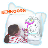 Happy Pillow Taie d'oreiller Licorne Happy Pillow DIY 69x58cm | par unité Happy Pillow Taie d'oreiller Licorne Happy Pillow DIY 69x58cm | par unité