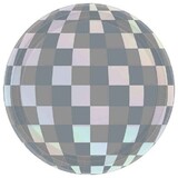 Amscan Disco ball plates 18cm | 8 pieces Amscan Disco ball plates 18cm | 8 pieces