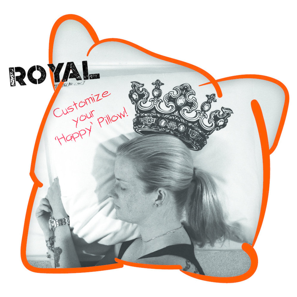 Happy Pillow Happy Pillow pillowcase DIY Royal 69x58cm | per Unit