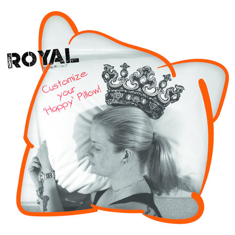 Happy Pillow Happy Pillow Kussensloop DIY Royal 69x58cm | per stuk