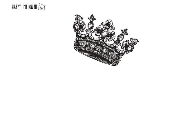 Happy Pillow Happy Pillow Kissenbezug DIY Royal 69x58cm | pro Einheit