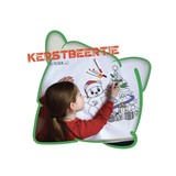 Happy Pillow Happy Pillow Taie d'oreiller DIY Ours de Noël 69x58cm | par unité Happy Pillow Happy Pillow Taie d'oreiller DIY Ours de Noël 69x58cm | par unité