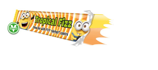 Swizzels Swizzels Minions Tropical Fizz Chewbar 18 grams | per Unit