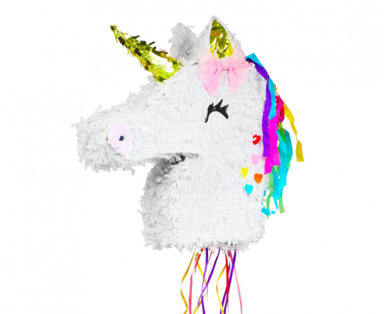 Godan Pinata à tirer tête de licorne 40x40x9,5 cm | par unité Godan Pinata à tirer tête de licorne 40x40x9,5 cm | par unité
