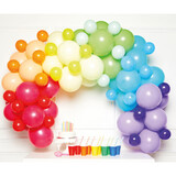 Amscan Ballonbogen DIY Regenbogenfarben | Satz von 78 Ballons Amscan Ballonbogen DIY Regenbogenfarben | Satz von 78 Ballons