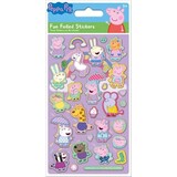 Crosswear Stickers Peppa Pig herbruikbaar paars Crosswear Stickers Peppa Pig herbruikbaar paars