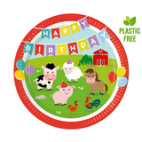 Procos Party Boards Farm Animaux 23cm | 8 pièces Procos Party Boards Farm Animaux 23cm | 8 pièces