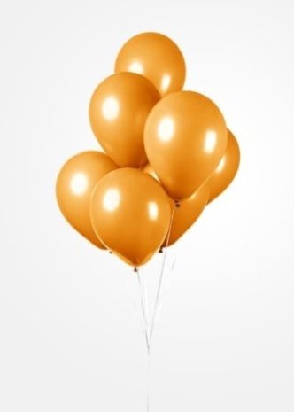 Globos Nordic Orange Luftballons 30cm | 25 Stück