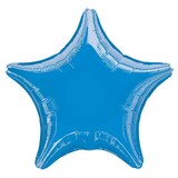 Globos Nordic Helium balloon ocean blue star metallic | 43 cm Globos Nordic Helium balloon ocean blue star metallic | 43 cm