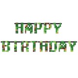 Amscan Guirlande de lettres TNT Minecraft Party 170x25cm | par unité Amscan Guirlande de lettres TNT Minecraft Party 170x25cm | par unité