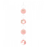 Paper Dreams Hanging decoration Hooray It's A Girl 1.20 meters | per Unit