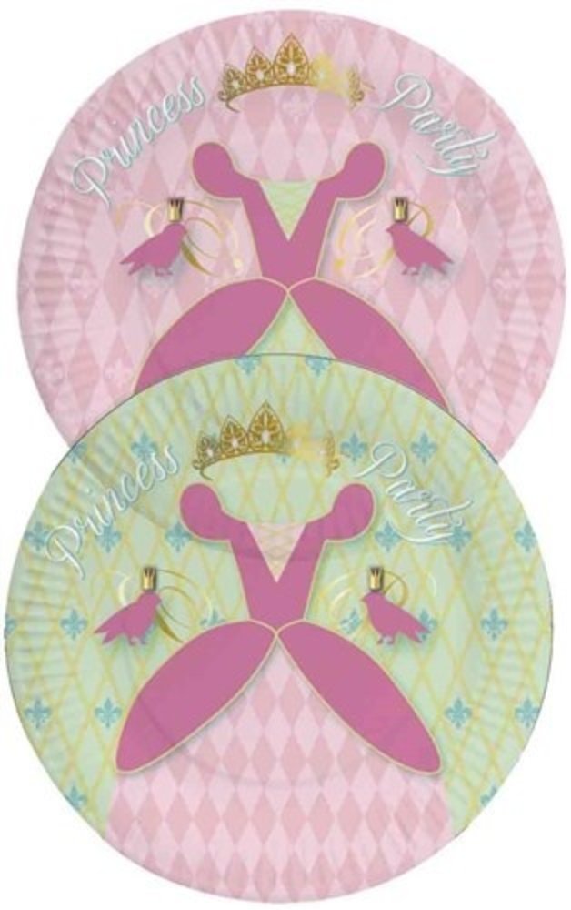 Haza - Witbaard Assiettes robe de princesse 23cm | 8 pièces Haza - Witbaard Assiettes robe de princesse 23cm | 8 pièces
