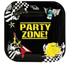 Boland Teller Partyzone 25x25cm | 6 Stück Boland Teller Partyzone 25x25cm | 6 Stück