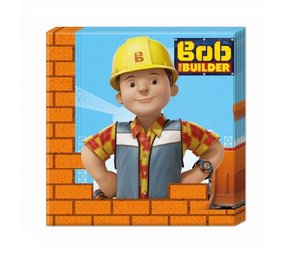 Servet Bob de Bouwer 20 stuks Servet Bob de Bouwer 20 stuks
