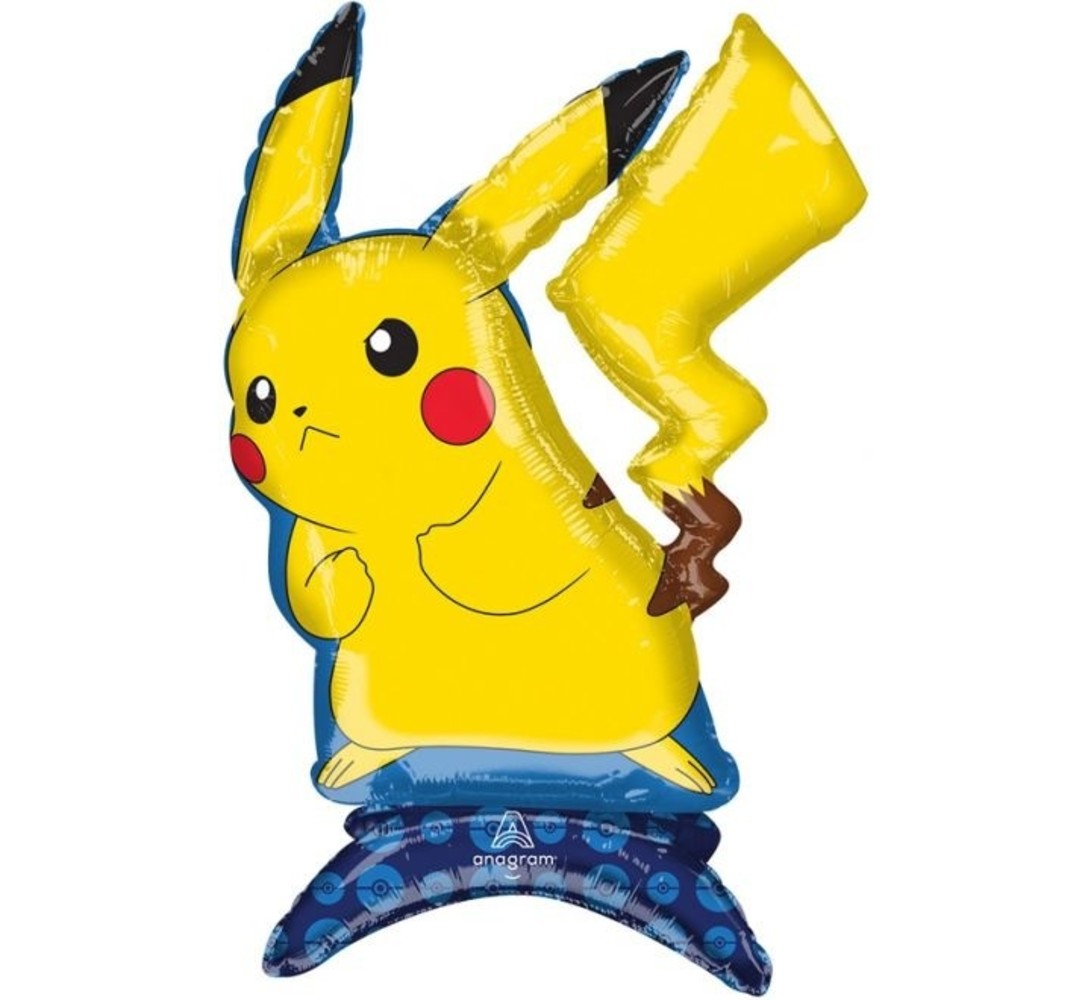 Anagram Pikachu 3D Standing Foil Balloon 45x61cm | per Unit