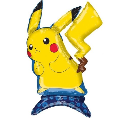 Anagram Pikachu 3D Standing Foil Balloon 45x61cm | per Unit