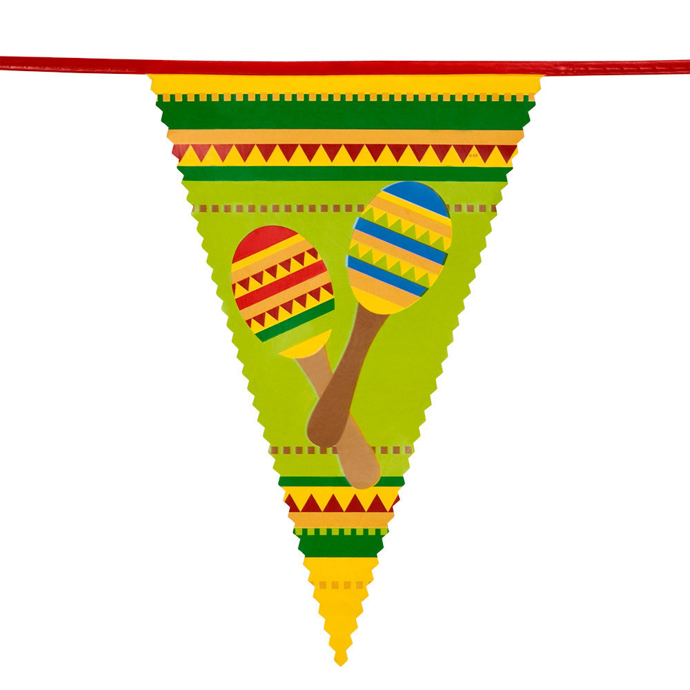 Boland Guirlande drapeaux Mexique | 6 mètres Boland Guirlande drapeaux Mexique | 6 mètres