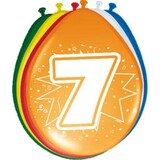 Folat Ballons 7 ans 30cm | 8 pièces Folat Ballons 7 ans 30cm | 8 pièces