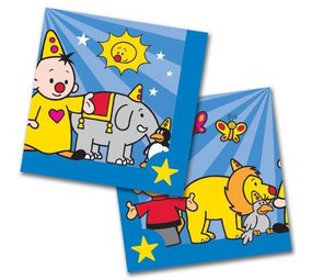 Folat Serviettes Bumba avec animaux 33x33 cm | 20 pièces