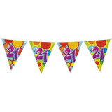 Flag line 21 years party | 6 meters