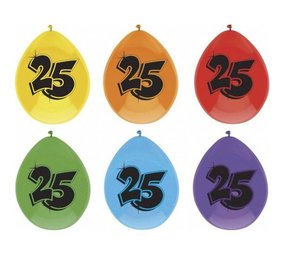 Haza - Witbaard Balloon 25 years 6 pieces