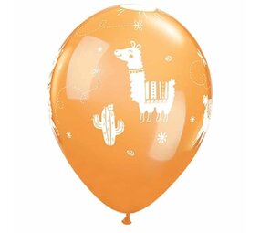 Qualatex Lama Balloons 30cm | 6 pieces Qualatex Lama Balloons 30cm | 6 pieces