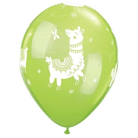Qualatex Lama Ballonnen 30cm | 6 stuks Qualatex Lama Ballonnen 30cm | 6 stuks