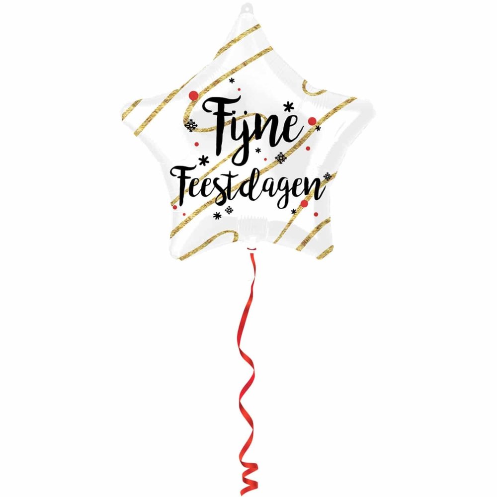 Folat Ballon d'hélium 'Joyeuses fêtes' 48 cm