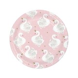 Creative Converting Borden Zwaan 18cm | 8 stuks Creative Converting Borden Zwaan 18cm | 8 stuks