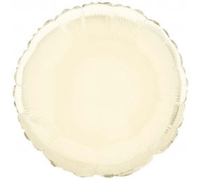 Globos Nordic Ballon hélium rond couleur ivoire 45cm | par unité