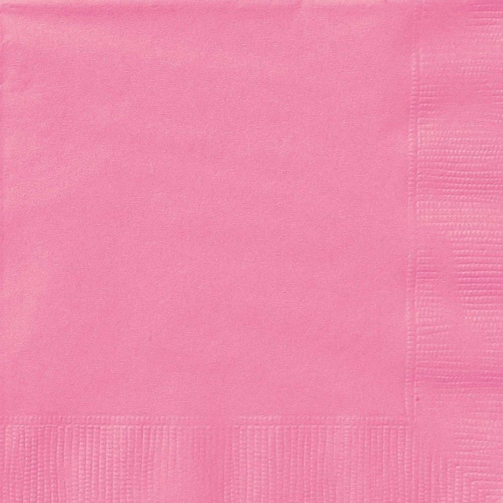 Unique Party Servet hot pink 25x25cm | 20 stuks Unique Party Servet hot pink 25x25cm | 20 stuks