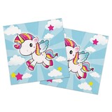 Folat Unicorn Kids Servetten 33x33cm | 20 stuks Folat Unicorn Kids Servetten 33x33cm | 20 stuks