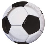 Unique Party Voetbal 3D Borden 23cm | 8 stuks