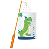 Amscan Treklampion Dino-Mite Met Lichtstokje 40x28cm | per stuk