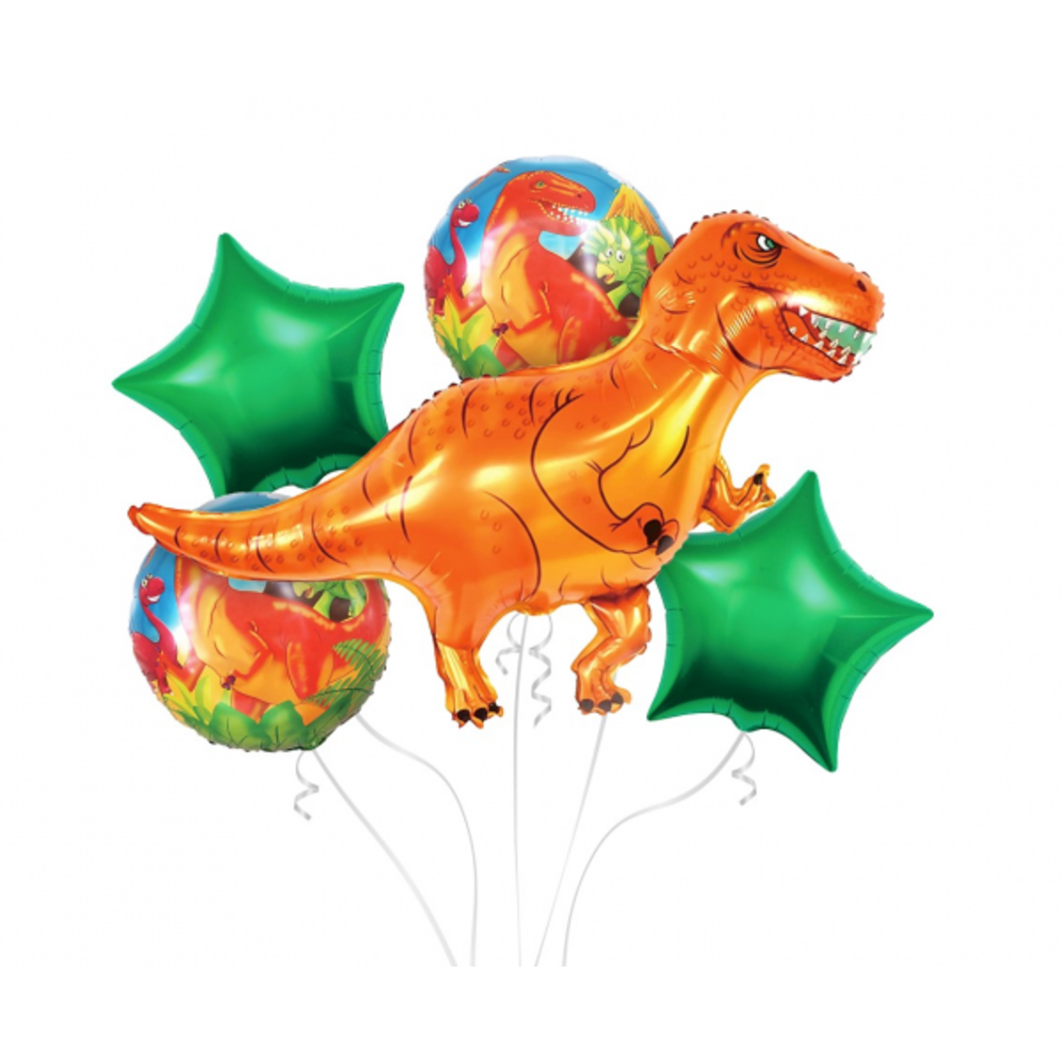 Dinosaurier-Luftballons-Blumenstrauß | 5-teilig ✓ Schnelle Lieferung! -  Tuf-Tuf Deutschland