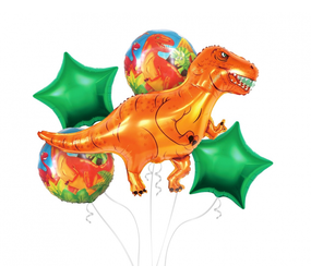 Godan Bouquet de Ballons Dinosaures | 5-pièces Godan Bouquet de Ballons Dinosaures | 5-pièces