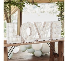 Ginger Ray Supports de mosaïque de ballons LOVE | 4 lettres Ginger Ray Supports de mosaïque de ballons LOVE | 4 lettres