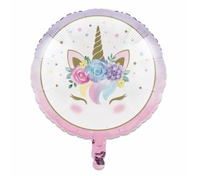 Creative Converting Baby Unicorn Folie Ballon 46cm | per stuk