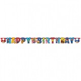 Amscan Super Mario Garland Happy Birthday 190x15cm | chaque Amscan Super Mario Garland Happy Birthday 190x15cm | chaque