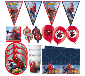 Tuf-Tuf Spiderman Crime Fighter Deko-Set | 8 Personen Tuf-Tuf Spiderman Crime Fighter Deko-Set | 8 Personen