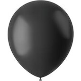 Folat Luftballons Schwarz 33cm | 10 Stück