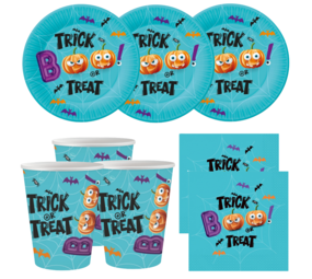 Tuf-Tuf Halloween Boo! Tafelset  | 12 personen Tuf-Tuf Halloween Boo! Tafelset  | 12 personen