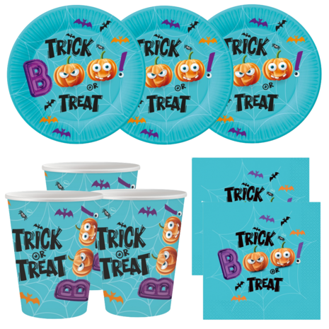 Tuf-Tuf Set de table Halloween Boo ! | 12 personnes