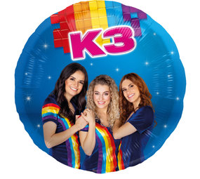 Studio 100 K3 Helium Ballon 45cm Leeg | per stuk Studio 100 K3 Helium Ballon 45cm Leeg | per stuk
