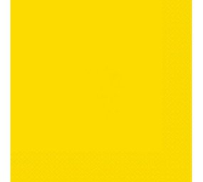 Unique Party Serviettes de table jaune néon 25x25cm | 20 pcs. Unique Party Serviettes de table jaune néon 25x25cm | 20 pcs.