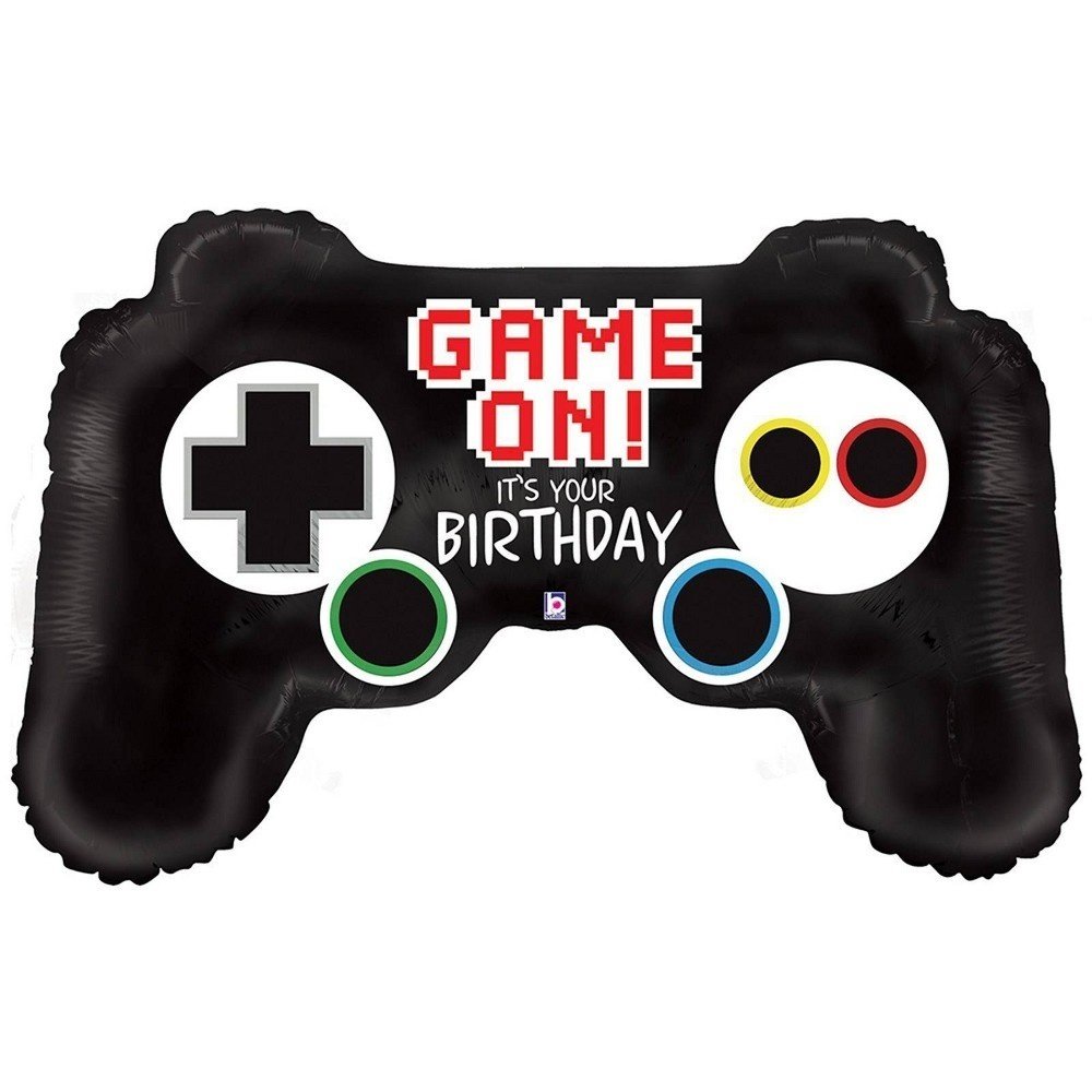 SuperShape helium ballon Game On Controller | 91cm SuperShape helium ballon Game On Controller | 91cm