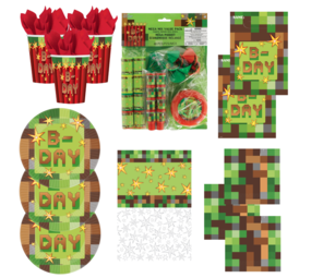 Tuf-Tuf TNT Minecraft Party Children's Party | 8 people